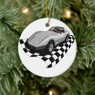 Race Car Christmas Ornament