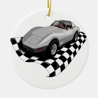 Race Car Christmas Ornament