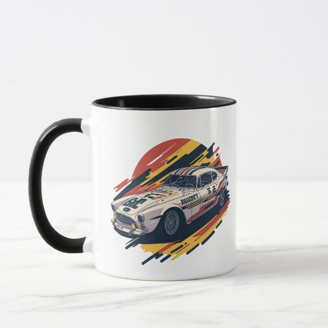 Race car design mug (Left)