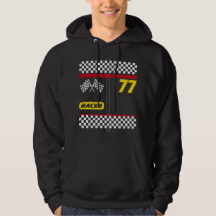 Race Car Driver Costume for Halloween Boys Mens Hoodie