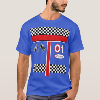 Race Car Driver Costume  for Halloween  T-Shirt