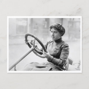 Race Car Driver Joan Newton Cuneo Postcard