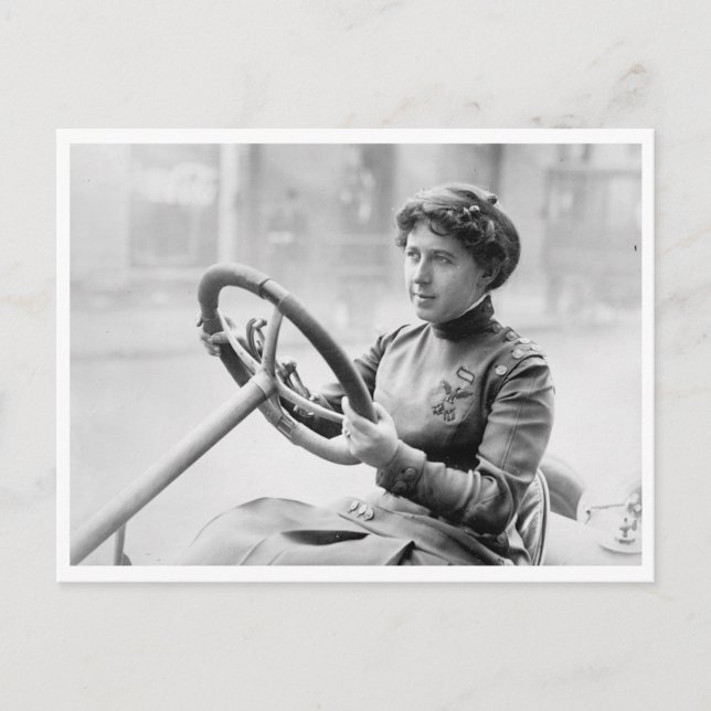 Race Car Driver Joan Newton Cuneo Postcard (Front)