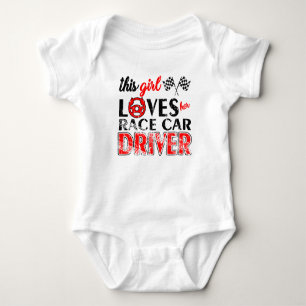Race Car Driver Love Baby Bodysuit