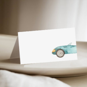 Race Car Fill in Buffet Place Card