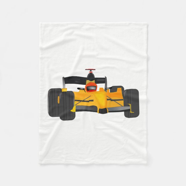 race-car fleece blanket (Front)