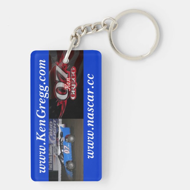 Race Car Key chain (Back)