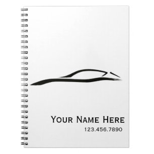 Race Car Notebook - Personalised