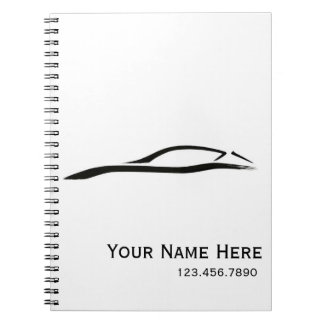 Race Car Notebook - Personalised