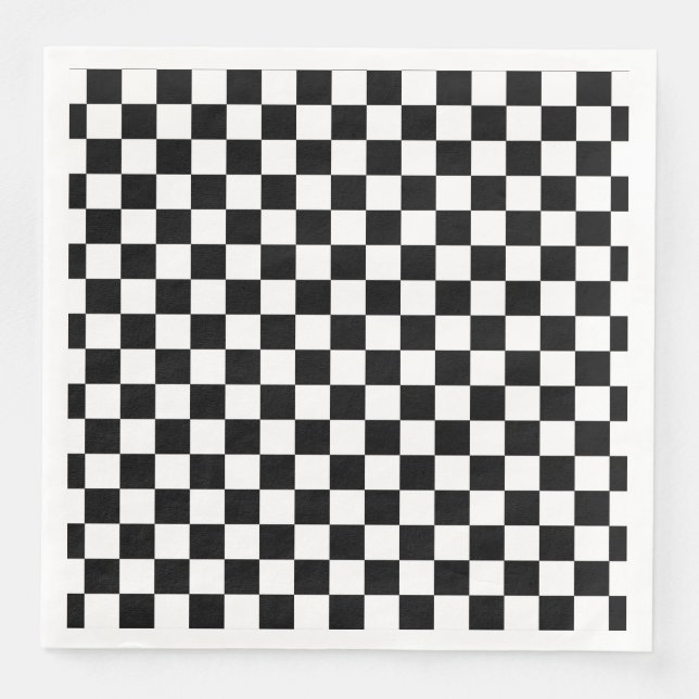 Race Car Paper Napkin (Front)