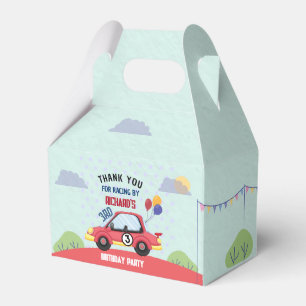 Race Car Racing Kid's Birthday Theme Favour Box