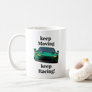 Race Car Racing Racer Birthday Coffee Mug