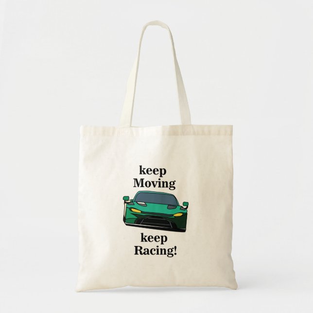 Race Car Racing Racer Birthday  Tote Bag (Front)
