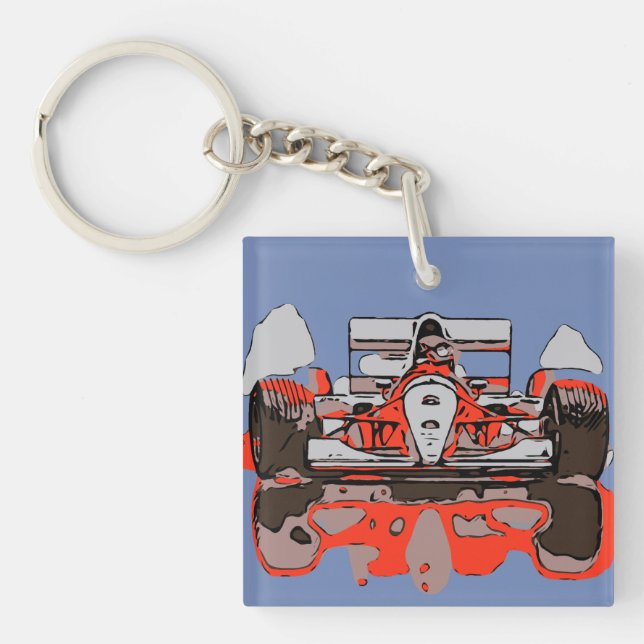 RACE CAR - RAIN MASTER KEY RING (Front)