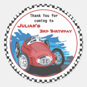 Race Car Sticker