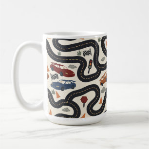 Race Car Track Coffee Mug