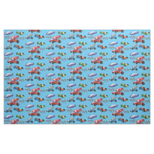 Race Cars Fabric