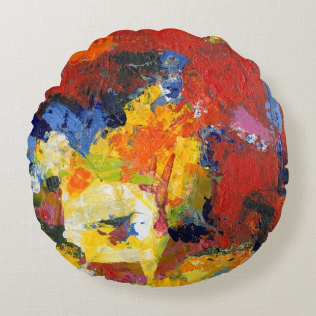 Race Day Round Cushion (Front)