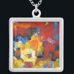 Race Day Silver Plated Necklace<br><div class="desc">Home Décor</div>