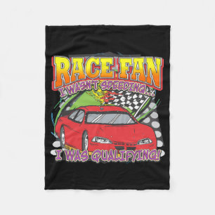 Race Fan Qualifying Fleece Blanket