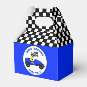 Race Fans Birthday Party Favour Box