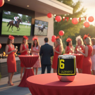 Race Horse 6 Black Personalised Derby 