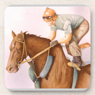 Race Horse and Jockey Coaster