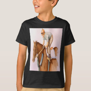 Race Horse and Jockey T-Shirt
