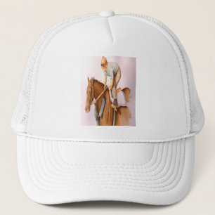 Race Horse and Jockey Trucker Hat