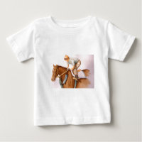Race Horse and Jockey WaterColor