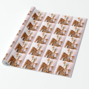 Race Horse and Jockey Wrapping Paper