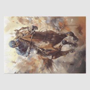 Race Horse Jockey Determination Tissue Paper