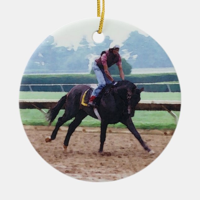 Race horse ornament (Front)