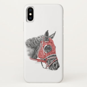 Race Horse Portrait Silks iPhone X Case