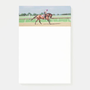 Race Horse Post-it Notes