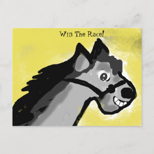 Race Horse Postcard
