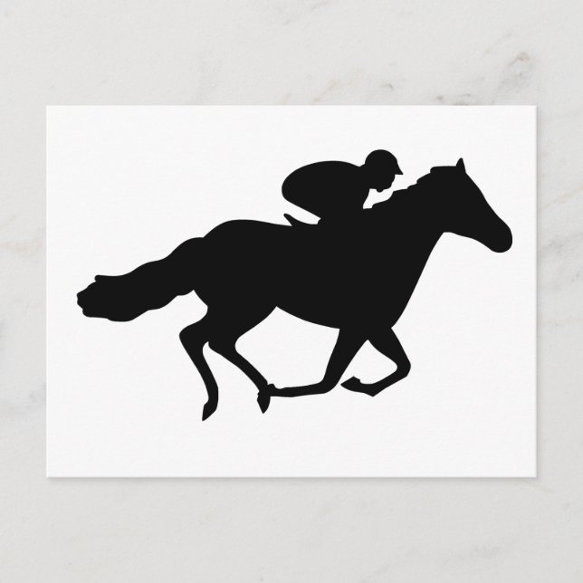 Race Horse Postcard (Front)