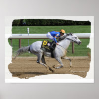 Race Horse - White Abarrio and jockey Irad Ortiz, 
