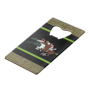 Race Horses Bottle Opener
