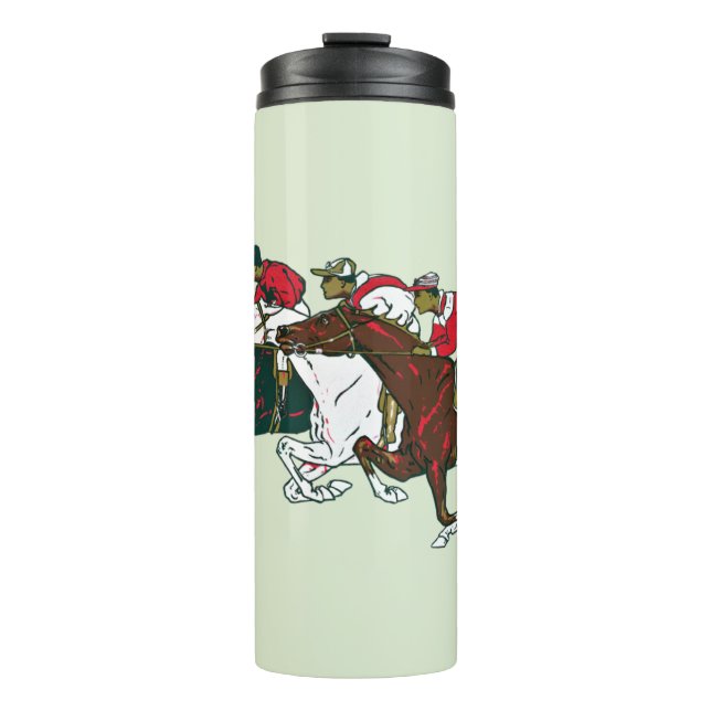 Race Horses Thermal Tumbler (Front)