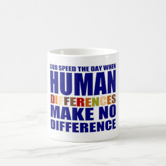 Race nor ethnicity should matter coffee mug