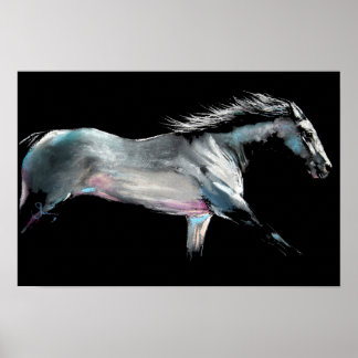 ' RACE ON ' Horse Race by Shirley MacArthur Poster