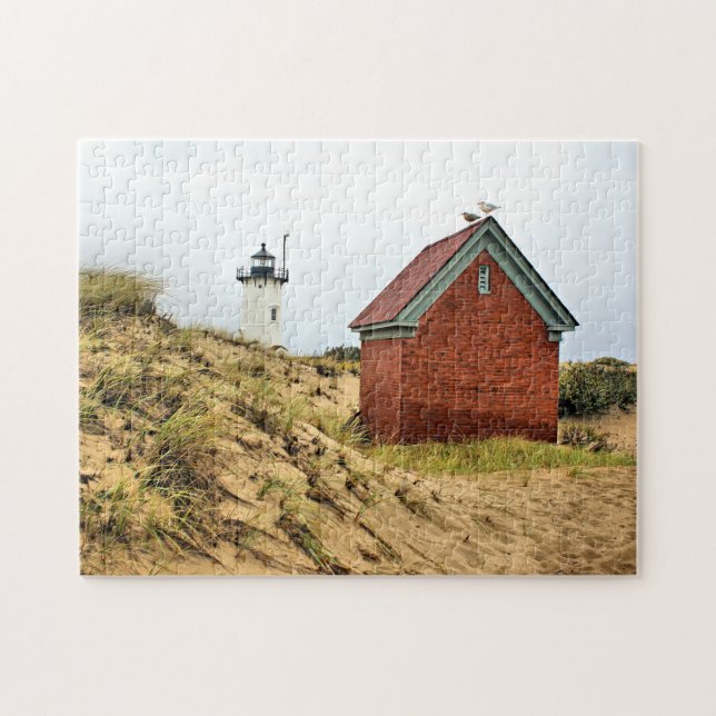 Race Point Lighthouse, Cape Cod, Massachusetts Jigsaw Puzzle (Horizontal)
