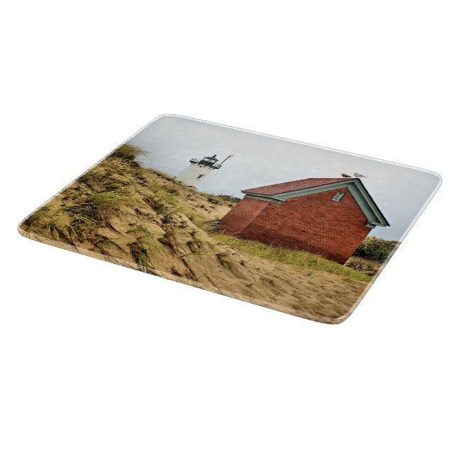 Race Point Lighthouse, MA Cutting Board (Corner)