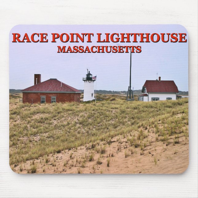 Race Point Lighthouse, Massachusetts Mousepad (Front)