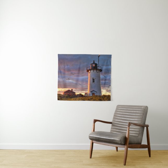 Race Point Lighthouse Tapestry (In Situ (Horizontal))