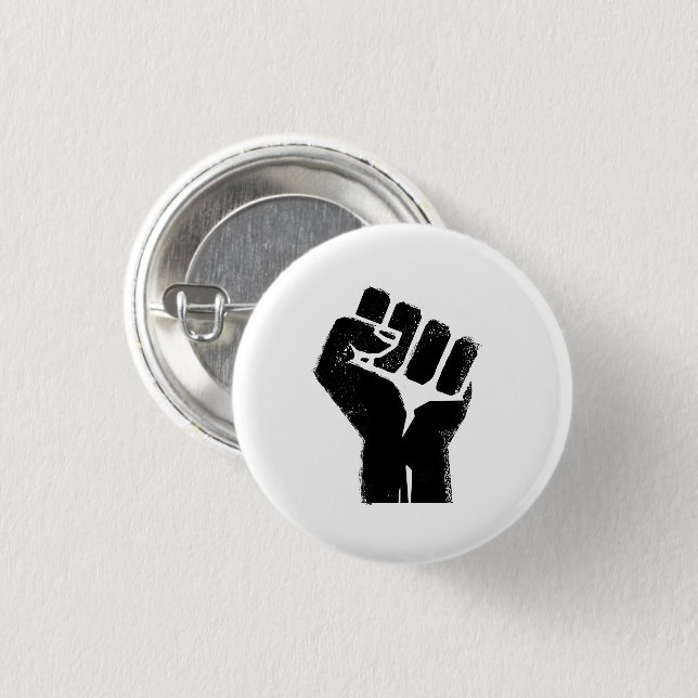 Race Solidarity 3 Cm Round Badge (Front & Back)