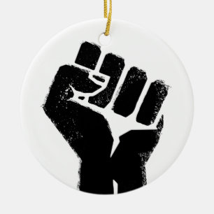 Race Solidarity Ceramic Ornament