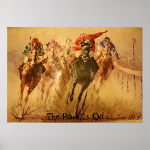 race, The Race Is On Poster