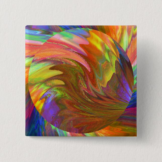 Race the Sun 15 Cm Square Badge (Front)